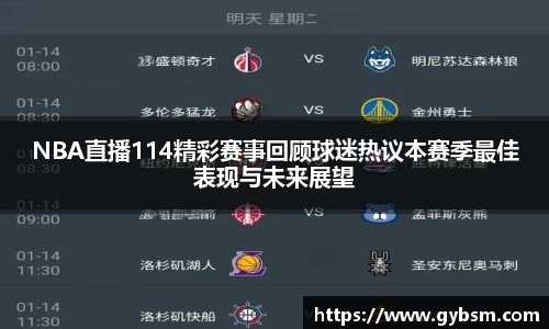 NBA直播114精彩赛事回顾球迷热议本赛季最佳表现与未来展望