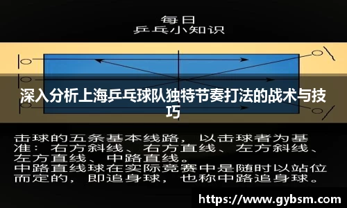 深入分析上海乒乓球队独特节奏打法的战术与技巧